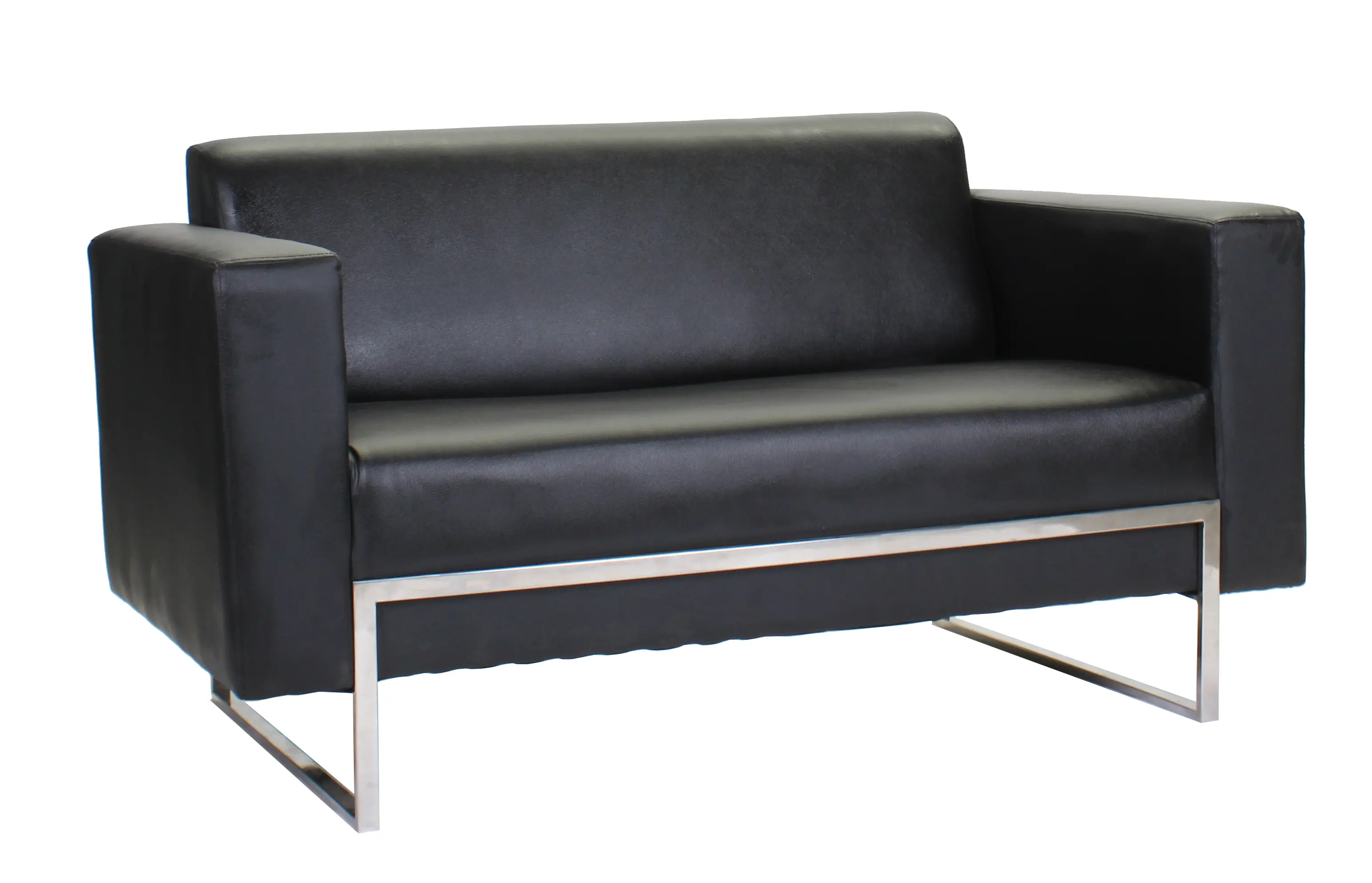 2 Series Henley Sofa Black Color With Front View